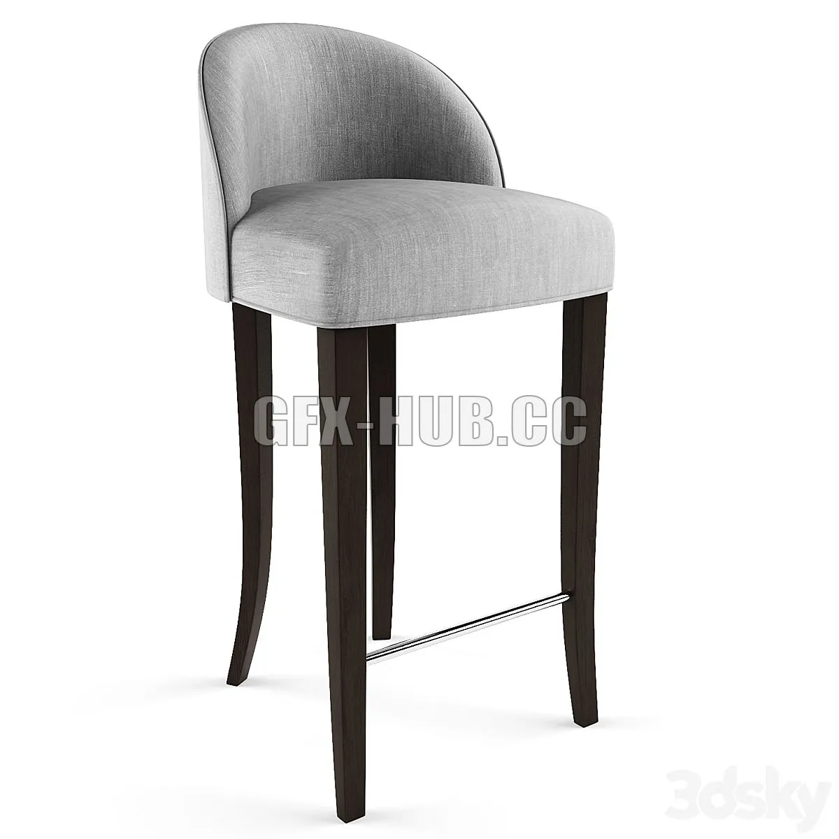 GABRIELLE BAR STOOL by THE DINING CHAIR COMPANY 3D Model GABRIELLE BAR STOOL by THE DINING CHAIR COMPANY 3D Model