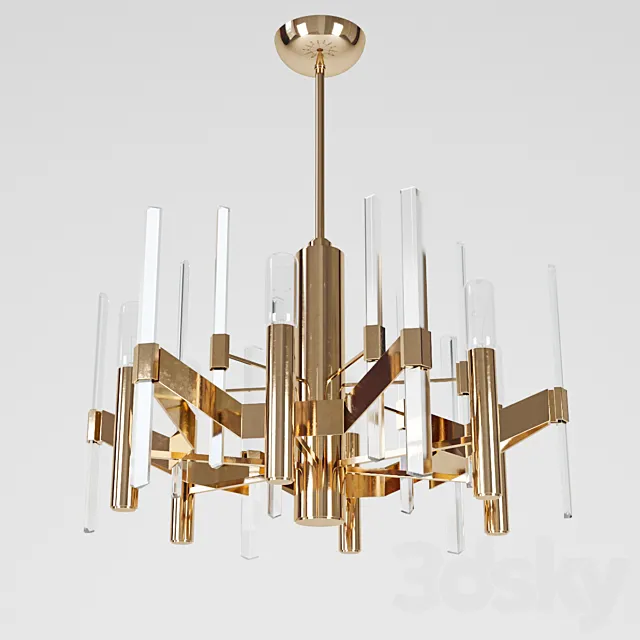 GAETANO SCIOLARI CHANDELIER 3D Model