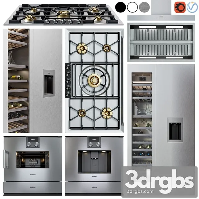Gaggenau Appliance Collection 2 3D Model Download