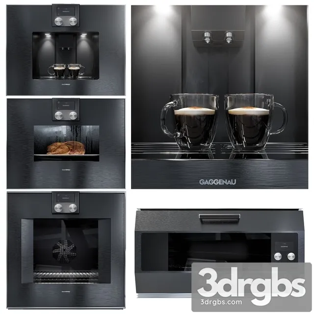 Gaggenau Kitchen Appliance 3D Model Download