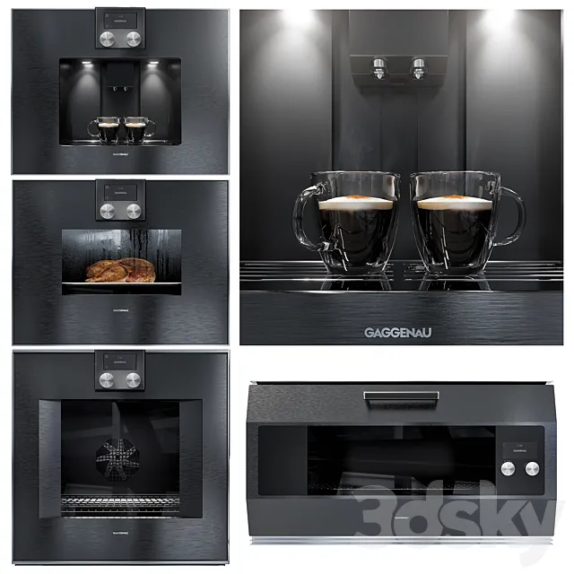Gaggenau kitchen appliance 3DModel Gaggenau kitchen appliance 3DModel