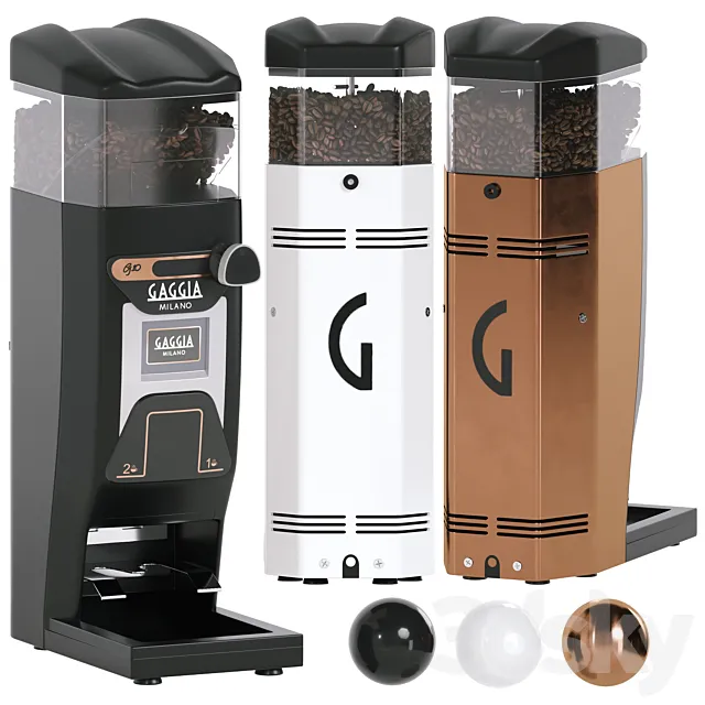 Gaggia G10 Evo Grinder 3DModel Gaggia G10 Evo Grinder 3DModel