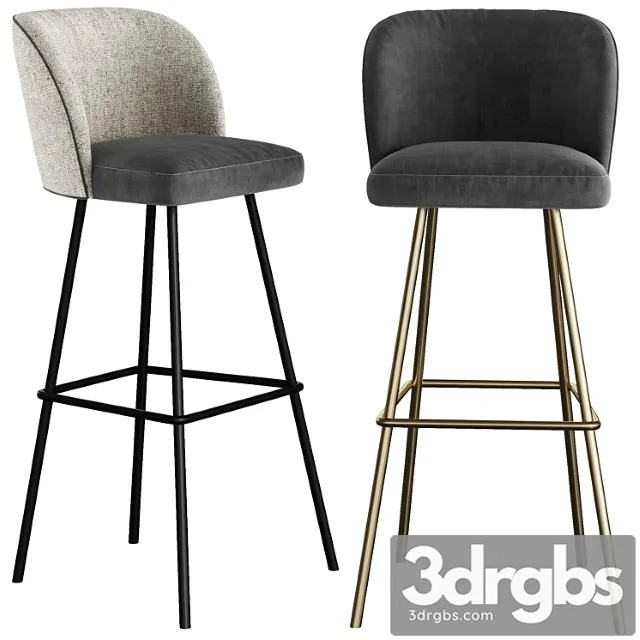 Gaia line bar stool by kff 2 3D Model Download Gaia line bar stool by kff 2 3D Model Download