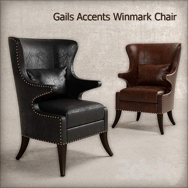 Gails Accents Winmark Chair 3D Model Gails Accents Winmark Chair 3D Model