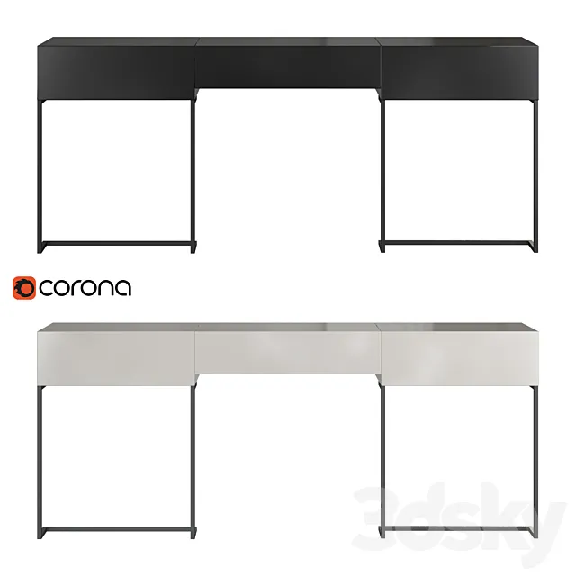 GALA Febal Casa | Dressing table 3D Model