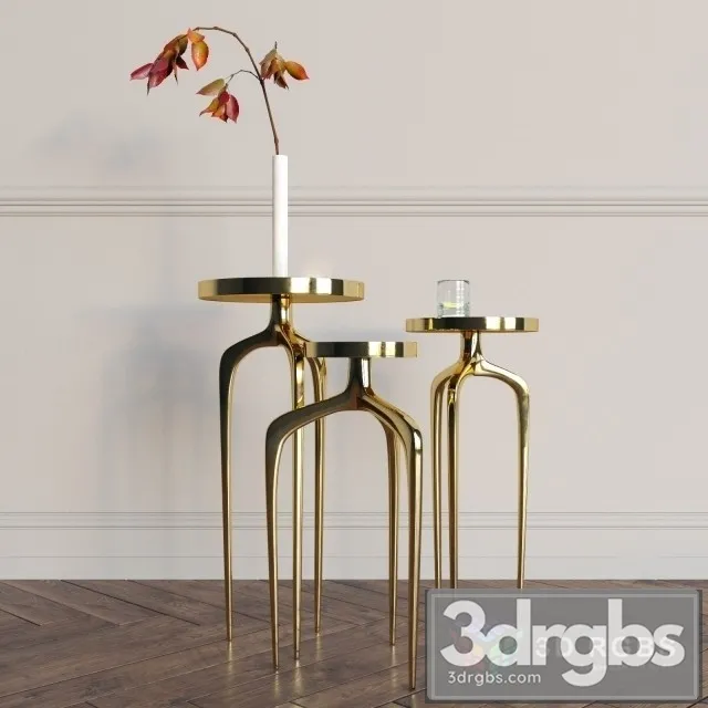 Galactic Side Tables 3D Model Download