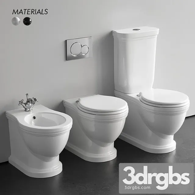 Galassia Ethos Wc Art 8437 Art 8438 Art 8441 3D Model Download