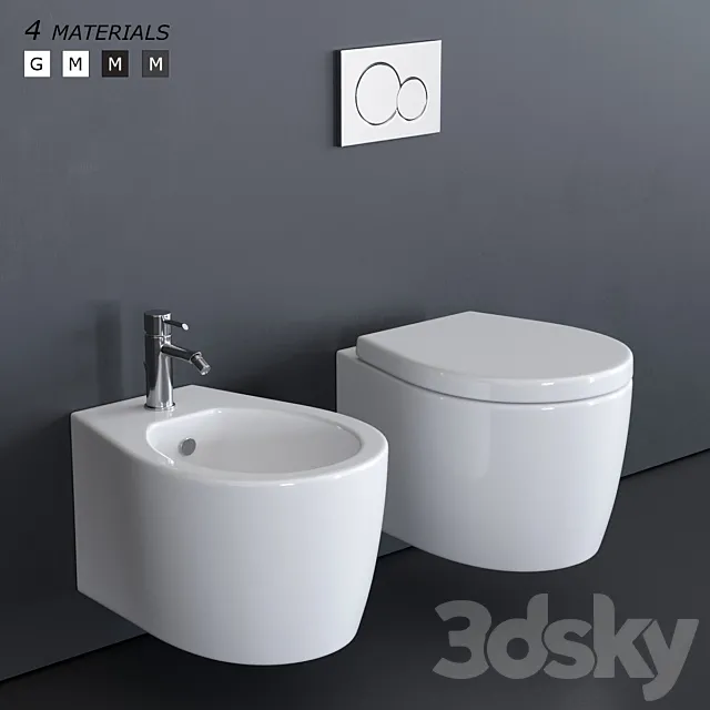 GALASSIA WC smartB – XES art. 9906 art. 9907 3D Model