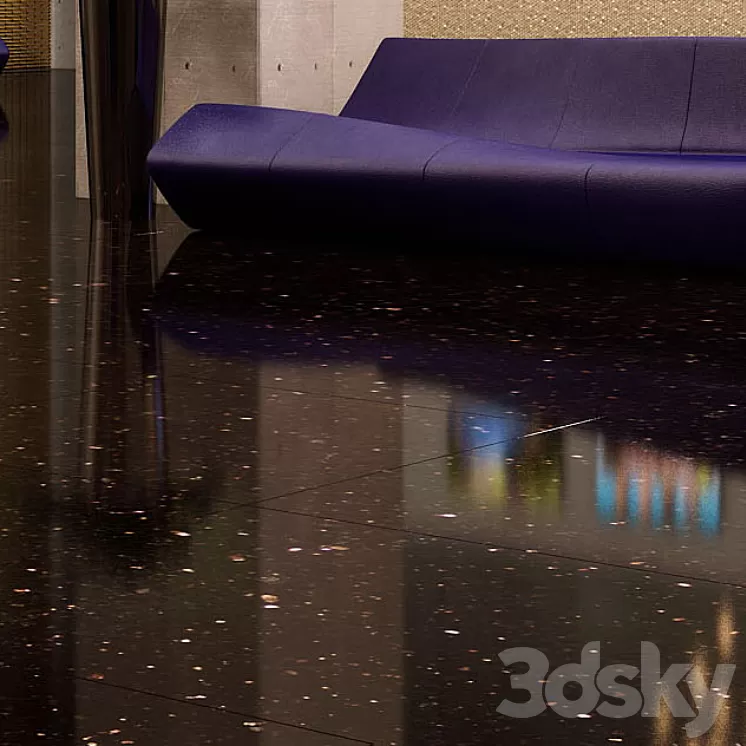 galaxy granite 3D Model