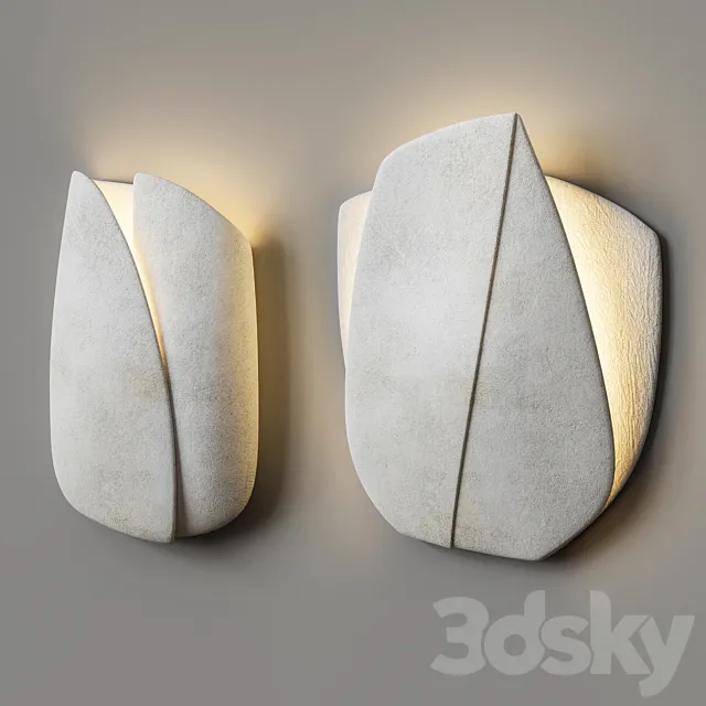 Galerie Carole Decombe sconce 3D Model Galerie Carole Decombe sconce 3D Model