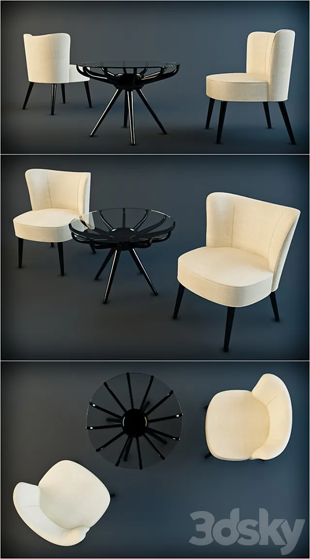 Galimberti Nino _ NILLA & CARLITO 3D Model Galimberti Nino _ NILLA & CARLITO 3D Model