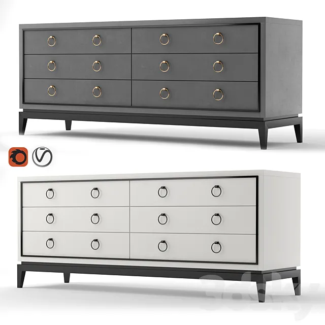 Galimberti Nino asmara cassettiera 3DModel Galimberti Nino asmara cassettiera 3DModel