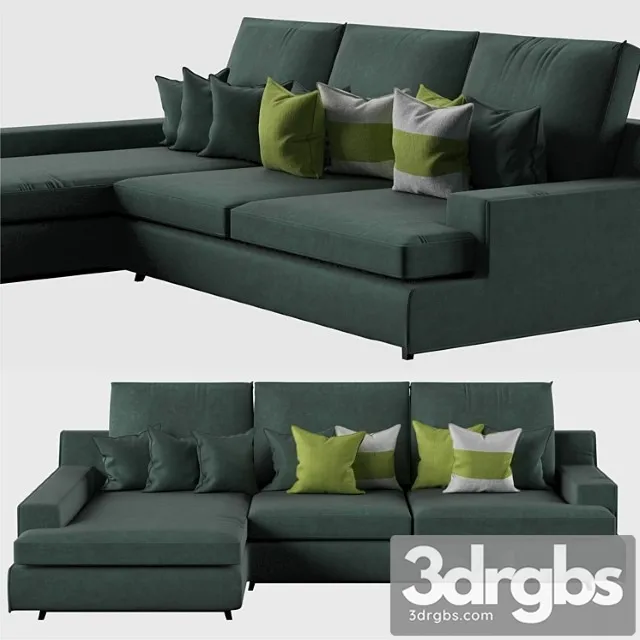 Galimberti nino corner sofa hugo 2 3D Model Download Galimberti nino corner sofa hugo 2 3D Model Download