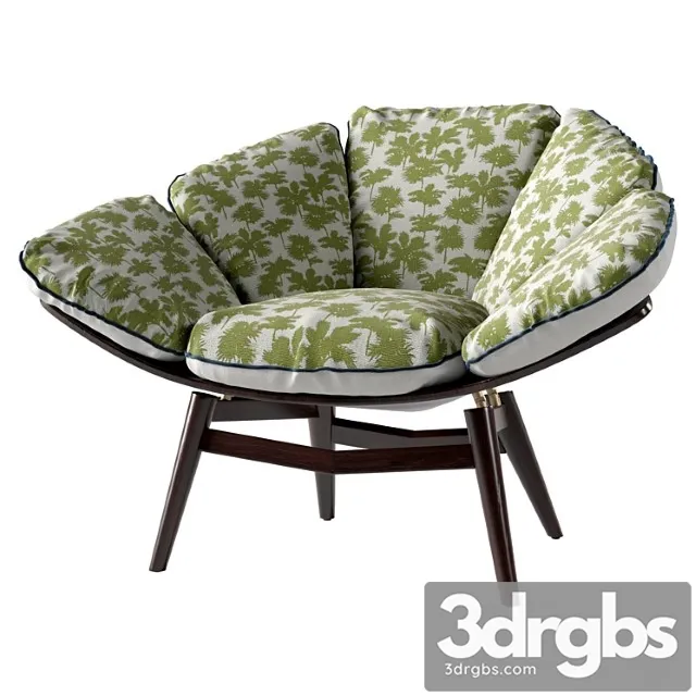 Galimberti Nino Viola Armchair 3D Model Download Galimberti Nino Viola Armchair 3D Model Download