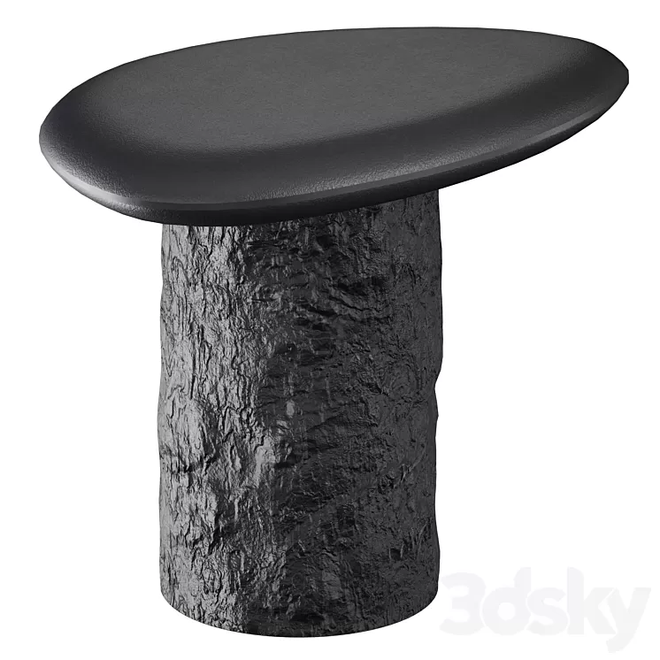 Galisteo Pebble End Table (Crate and Barrel) 3D Model Galisteo Pebble End Table (Crate and Barrel) 3D Model