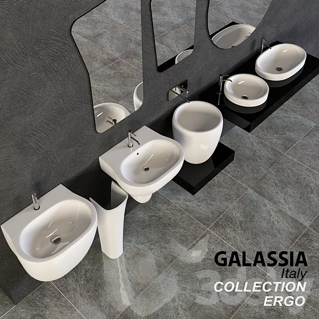 Gallasia Ergo sinks 3DModel Gallasia Ergo sinks 3DModel