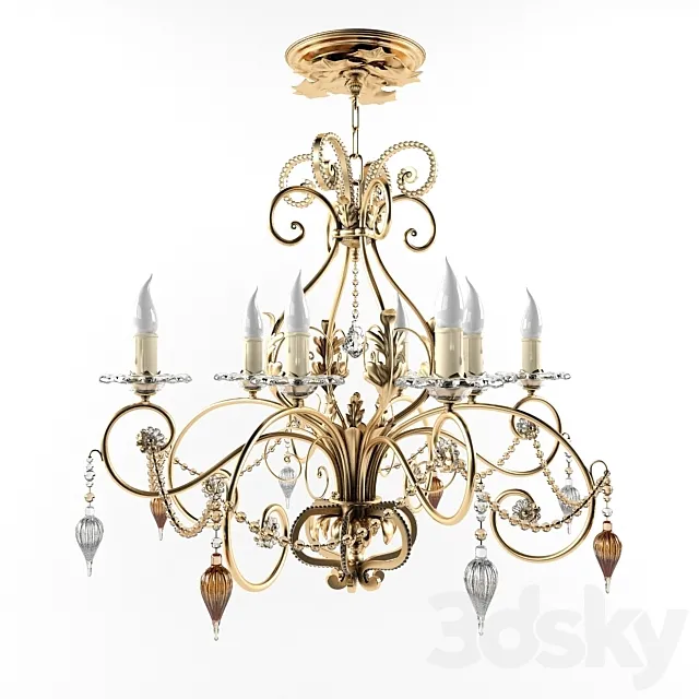 Gallo 507m 8 oro 3D Model Gallo 507m 8 oro 3D Model