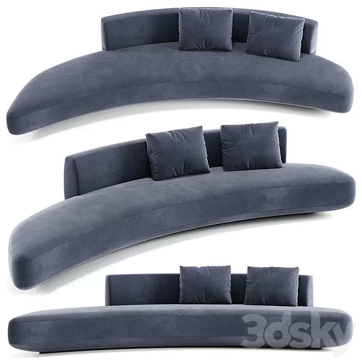 Gallotti and Radice Audrey sofa 3D Model Free Download