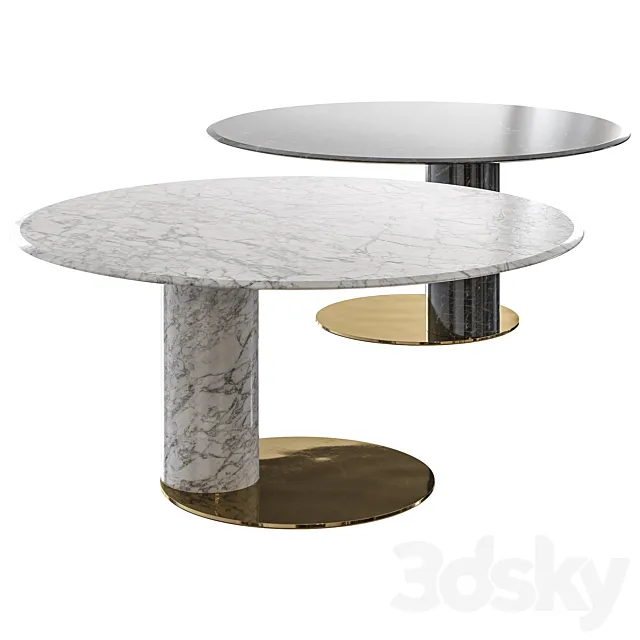 Gallotti & Radice Oto Big Dining Table 3DModel