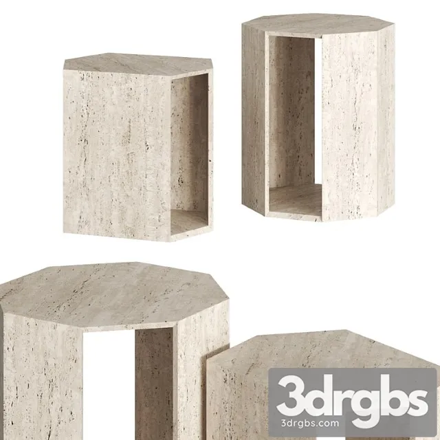 Gallotti & radice prism coffee tables 2 3D Model Download