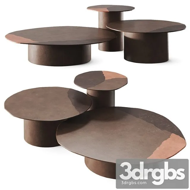 Gallotti Radice Re Verre Coffee Tables 3D Model Download