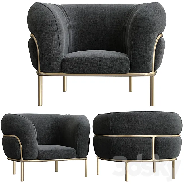 Gallotti & Radice Sophie Armchair 3DModel