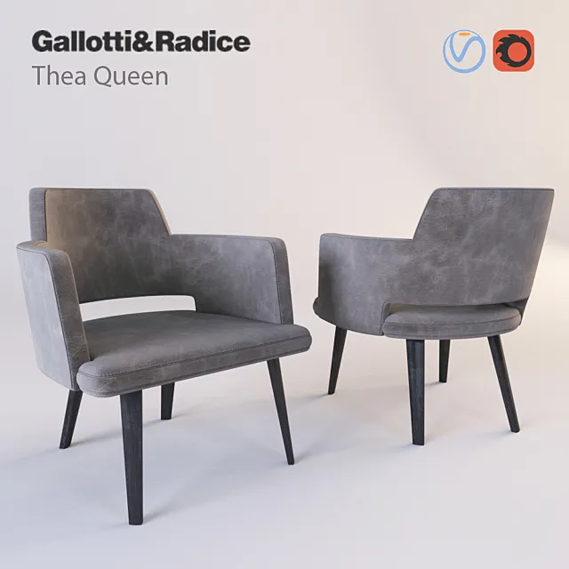 Gallotti & radice. Thea Queen. 3D Model