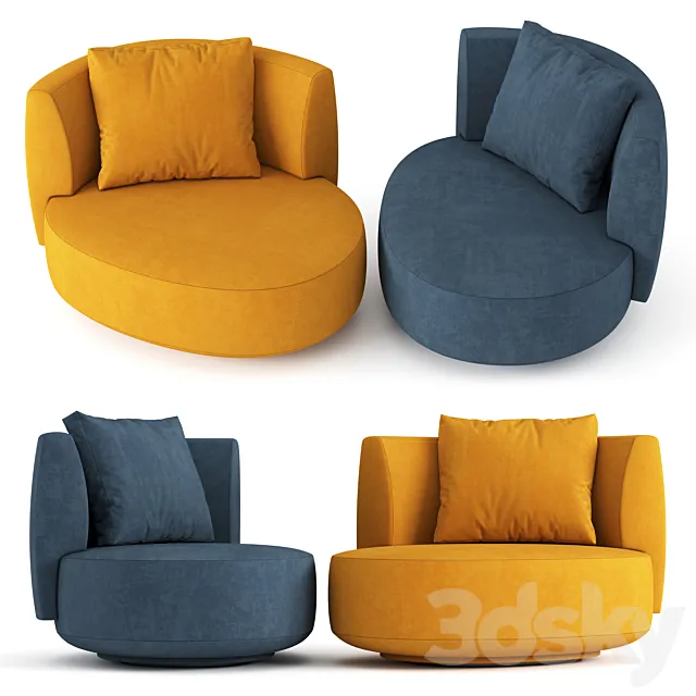 Galotti & Radice Audrey Poltrona 3D Model