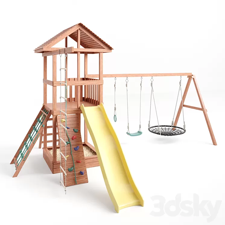 Game complex WENDEL 3D Model Game complex WENDEL 3D Model