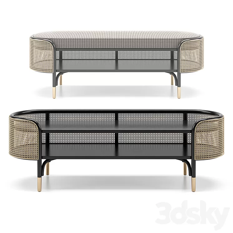Gamfratesi's mos bench 3D Model Free Download Gamfratesi's mos bench 3D Model Free Download