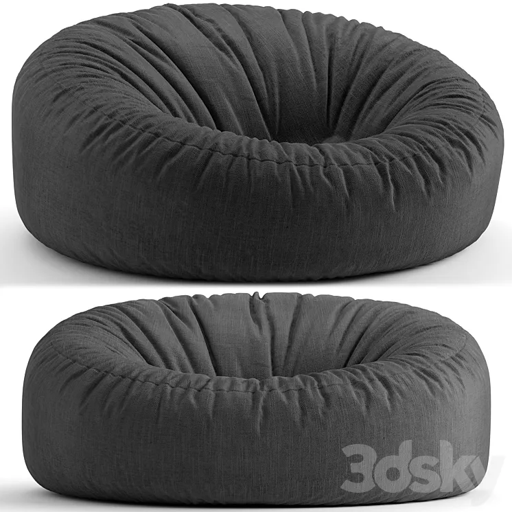 Gaming and bag chairs 3D Model Free Download