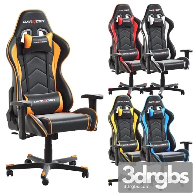 Gaming Chair DXRacer Formula Series Model FE08 3D Model Download Gaming Chair DXRacer Formula Series Model FE08 3D Model Download