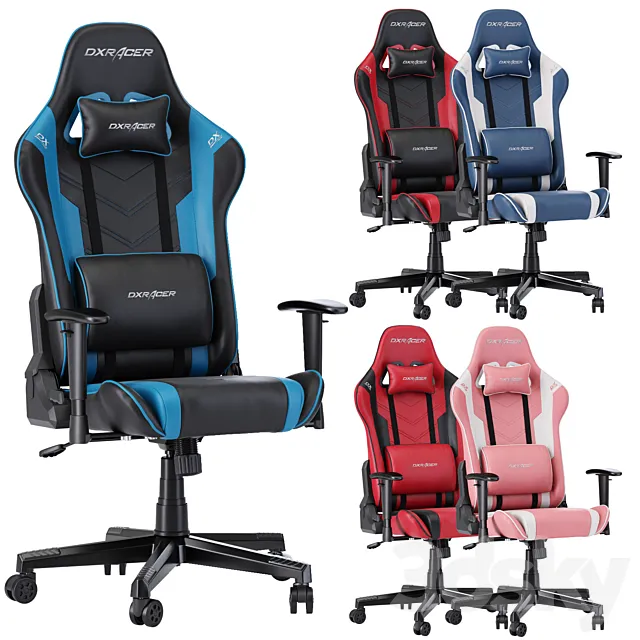 Gaming chair DXRacer PRINCE 132 3DModel - 3DSKY Decor Helper