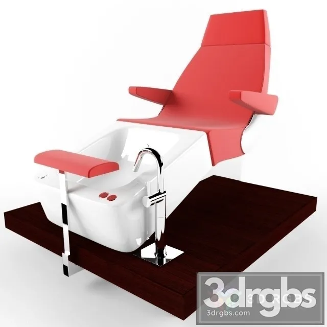 Gamma Bross Salon Chair 3D Model Download Gamma Bross Salon Chair 3D Model Download