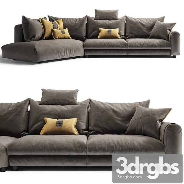 Gamma karl sofa 2 3D Model Download Gamma karl sofa 2 3D Model Download