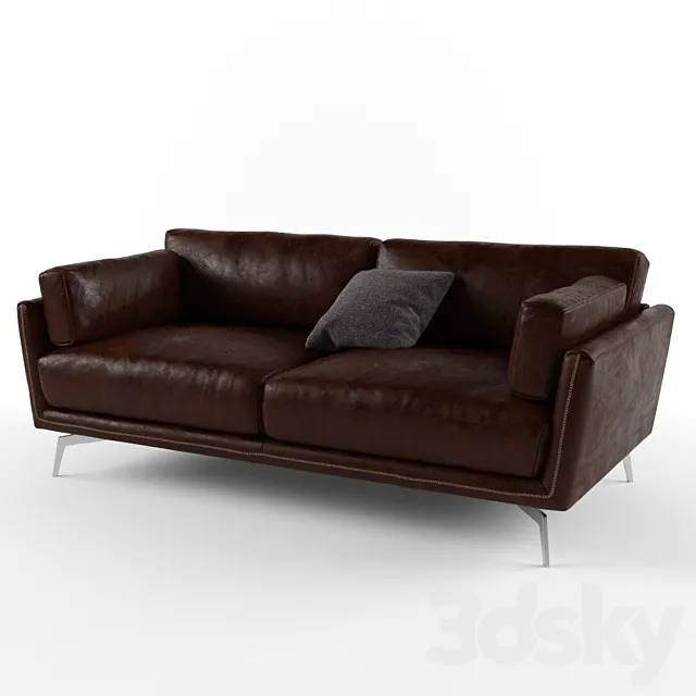 Gamma Ralph Sofa 3D Model