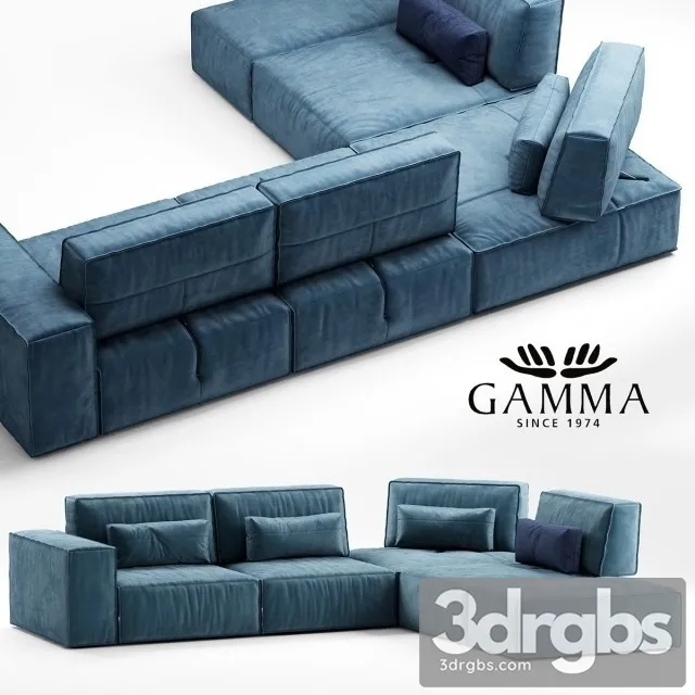Gamma Soho Sofa 01 3D Model Download Gamma Soho Sofa 01 3D Model Download
