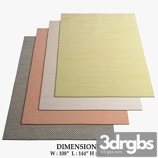 Gan rugs 436 3D Model Download