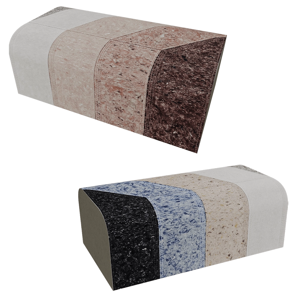 Gan Rugs  – Pouf Nuances 3D Model