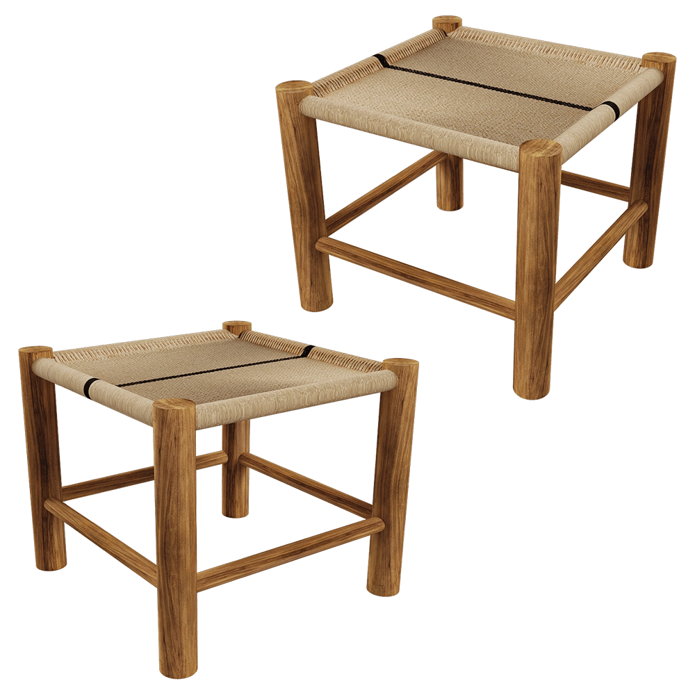 Gan Rugs – Stool ROOTS Single 01 3D Model Gan Rugs – Stool ROOTS Single 01 3D Model