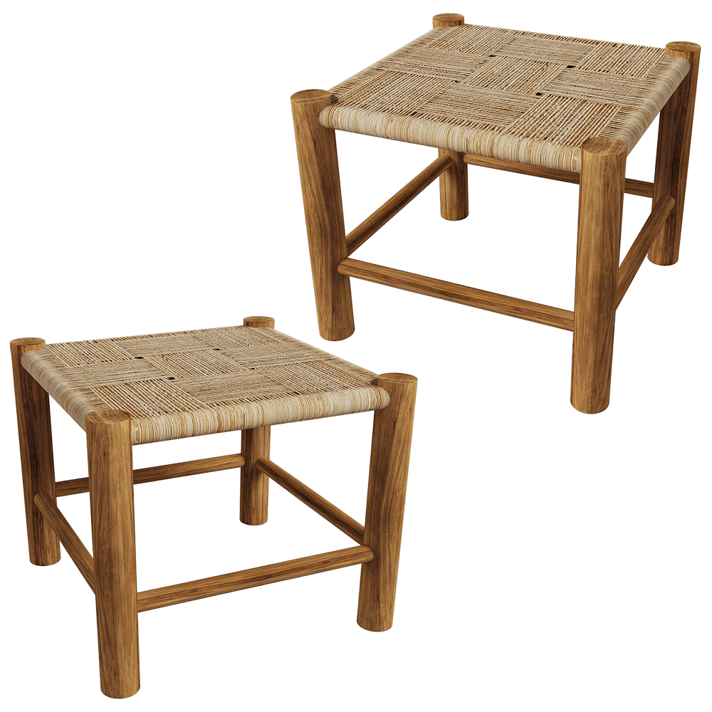 Gan Rugs  – Stool ROOTS Single  03 3D Model