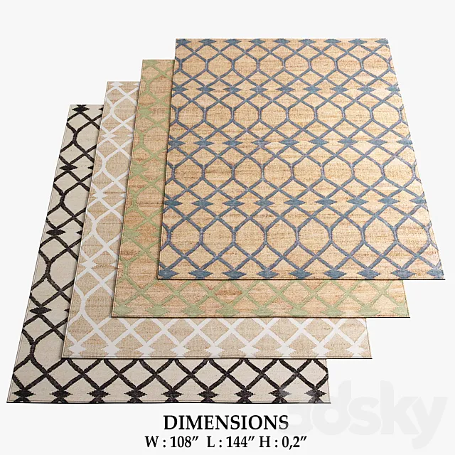 GAN Rugs_361 3DModel GAN Rugs_361 3DModel