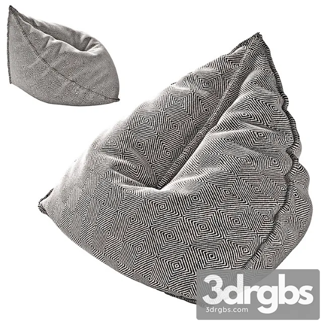 Gan sail pouf 2 3D Model Download