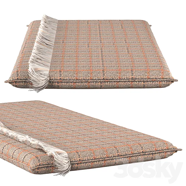 GAN Small Mattress Checks 3D Model GAN Small Mattress Checks 3D Model