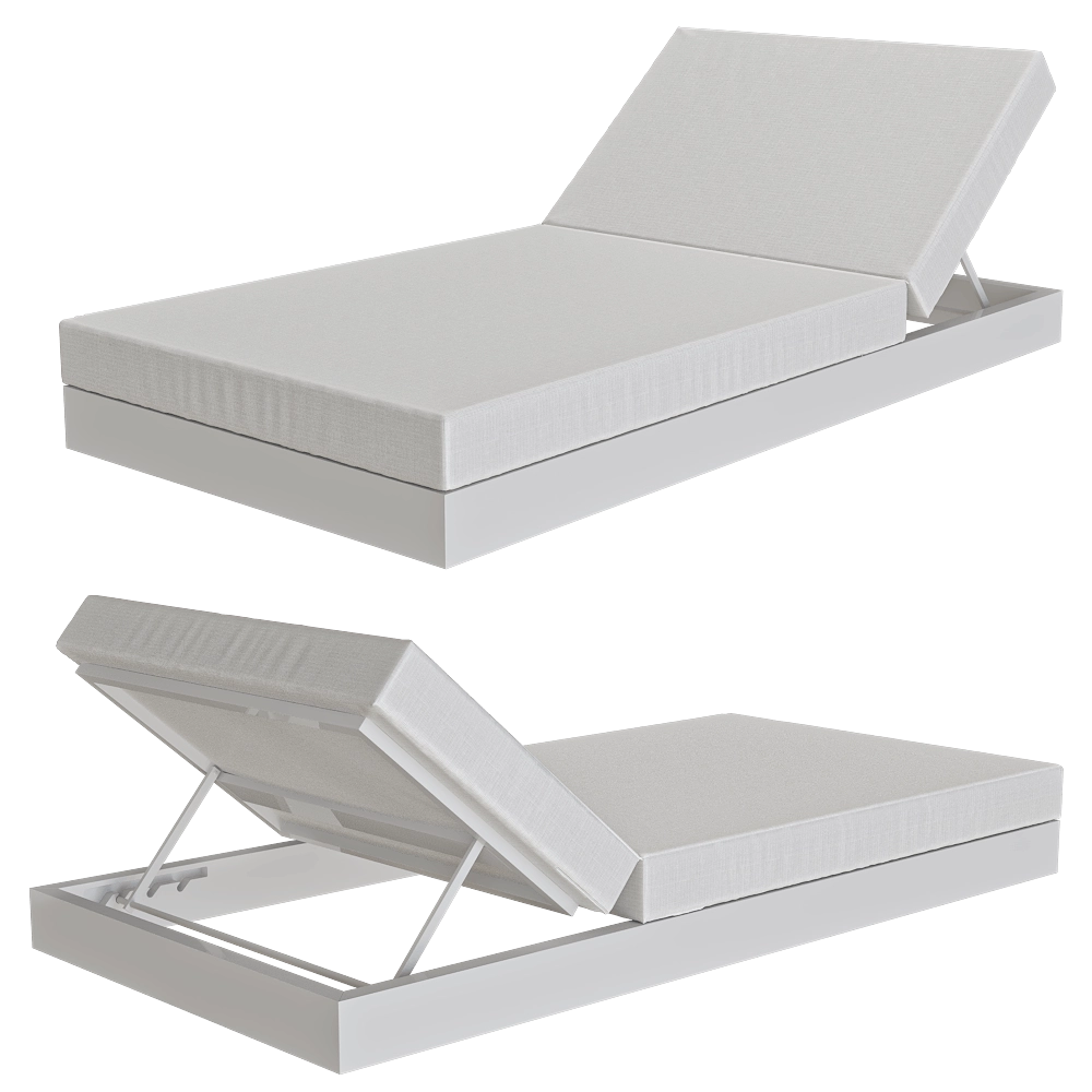 Gandía Blasco – Bed with backrest Chill 3D Model Gandía Blasco – Bed with backrest Chill 3D Model