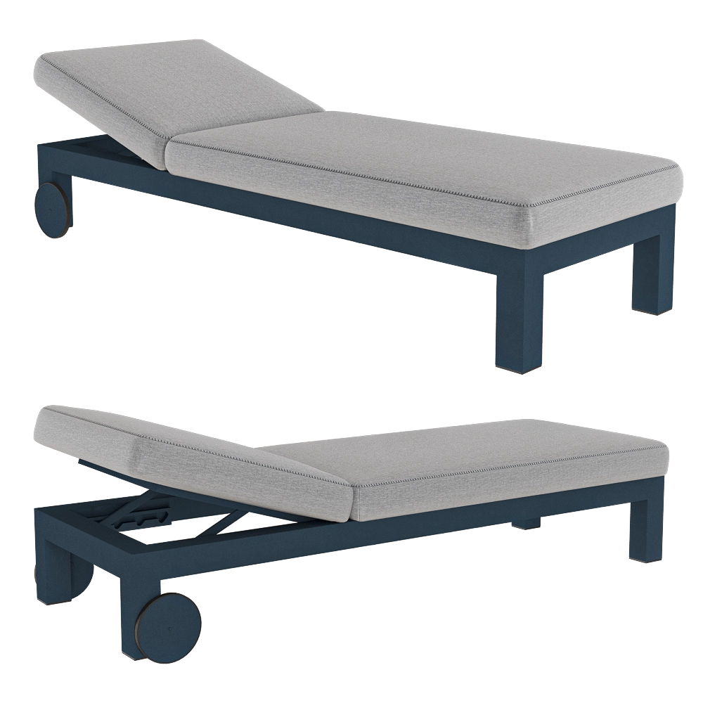 Gandía Blasco – Chaise lounge Islablanca 3D Model Gandía Blasco – Chaise lounge Islablanca 3D Model