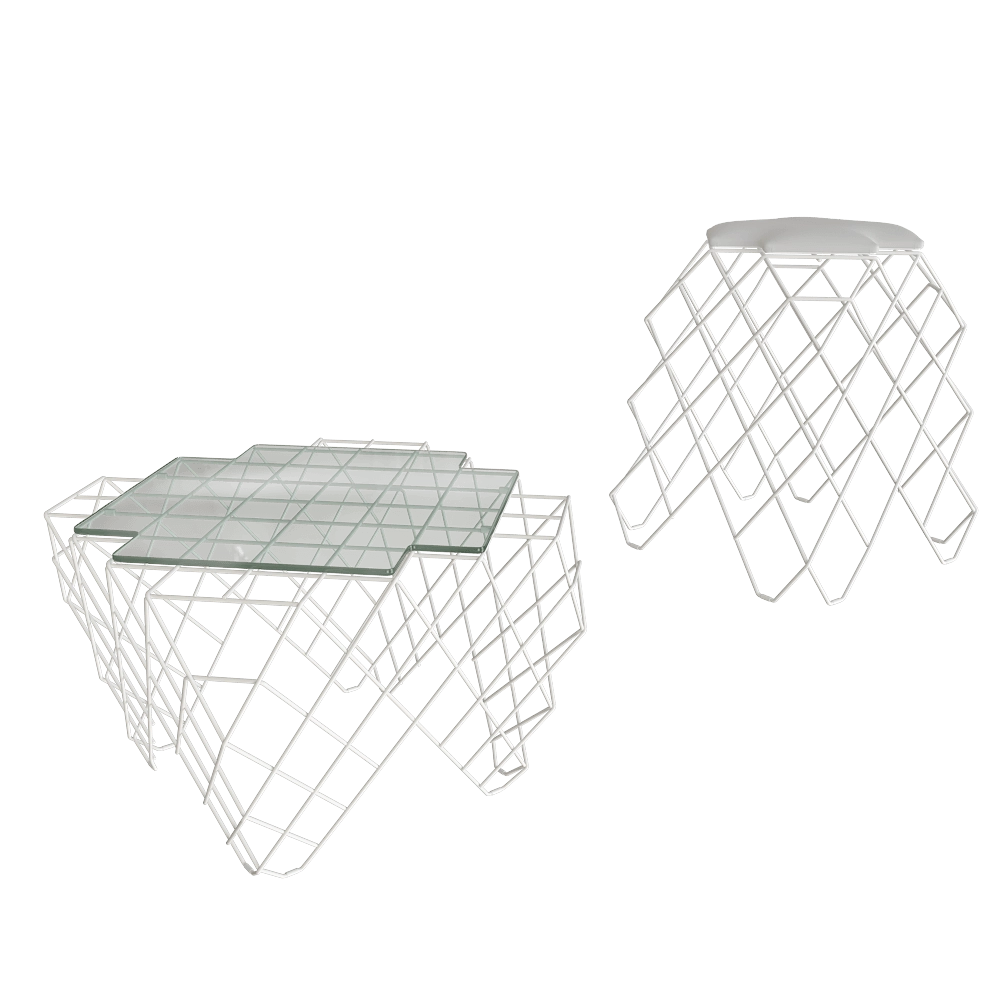 Gandía Blasco – Low table / Low stool R24 3D Model Gandía Blasco – Low table / Low stool R24 3D Model