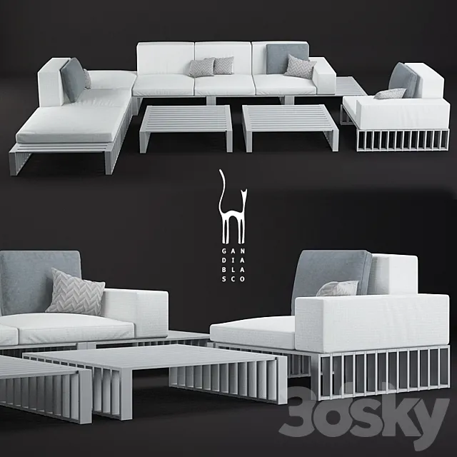 Gandiablasco Docks 3D Model