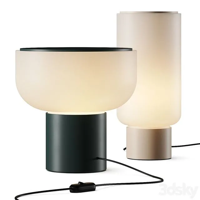 Gantri Studio Elk Arpeggio Table Lamps 3D Model Gantri Studio Elk Arpeggio Table Lamps 3D Model