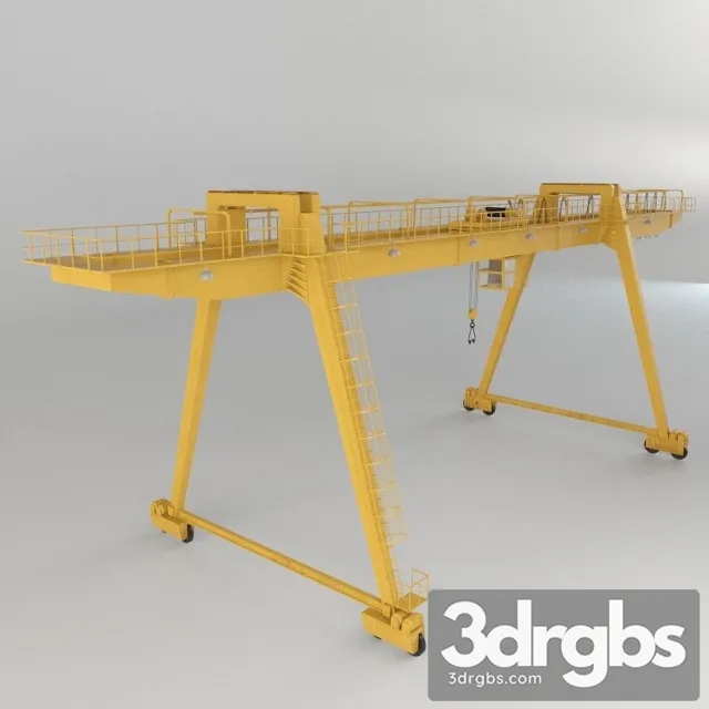 Gantry Crane 3D Model Download Gantry Crane 3D Model Download